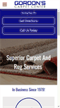 Mobile Screenshot of gordonscarpetcenter.com